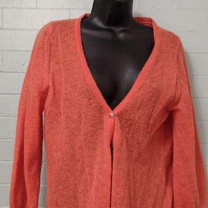 Boden peachy orange sweater M/L